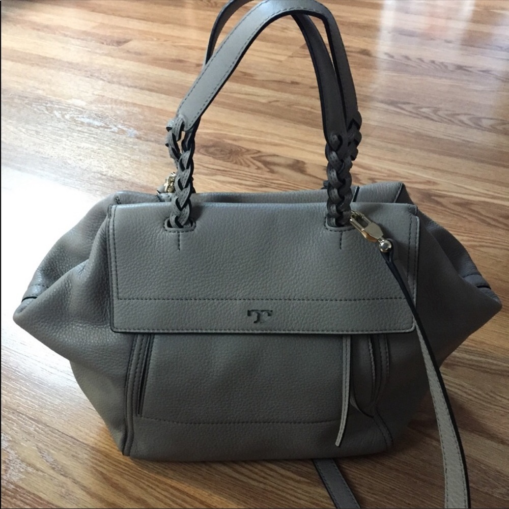 Large Tory Burch Half Moon Satchel - Handbag